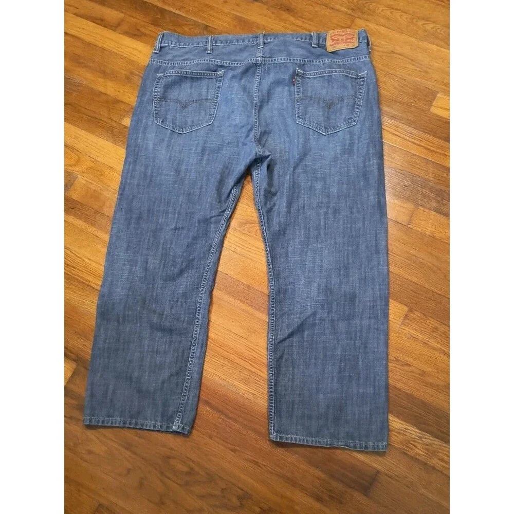 Levi's 569 Mens Loose Fit Jeans  100% Cotton Zipper 5 Pocket Great Condition